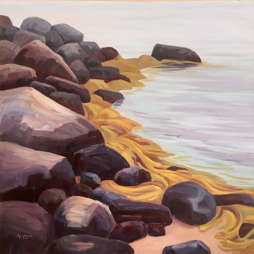 ‘Low Tide Lullaby’, 30”x30”,
$850