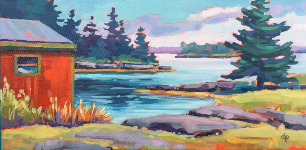 ‘Colours of the Cove’, 6”x 12”,
$185.